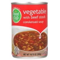 Food Club Vegetable With Beef Stock Condensed Soup️