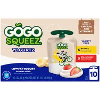 GoGo Squeez YogurtZ, Variety Strawberry/Banana️