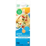 Food Club Egg Whites, 100% Liquid️