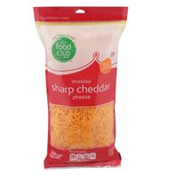 Food Club Sharp Cheddar Shredded Cheese️