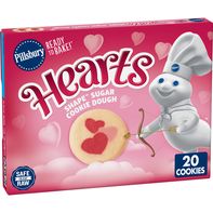 Pillsbury Ready to Bake! Hearts Shape Sugar Cookie...
️