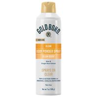 Gold Bond Body Powder Spray, Clear Scent, Clear️