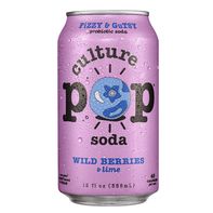 Culture Pop Soda Wild Berries & Lime️