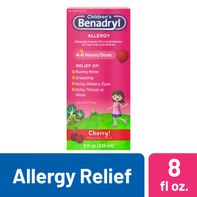 Benadryl Allergy Relief Liquid, Cherry Flavor, 8 f...
️