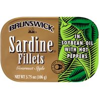 Brunswick Sardine Fillets in Soybean Oil with Hot ...
️