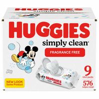 Huggies Simply Clean Unscented Baby Wipes️