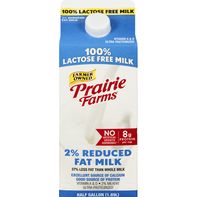 Prairie Farms 100% Lactose Free Milk.️