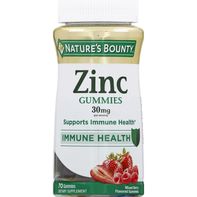 Nature's Bounty Zinc, 30 mg, Gummies, Mixed Berry️