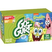 Go-Gurt SpongeBob Strawberry and Vanilla Kids Fat ...
️