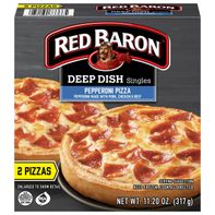 Red Baron Deep Dish Singles Pepperoni Pizzas️