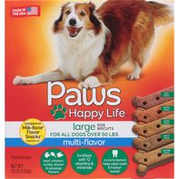 Paws Happy Life Multi-Flavor Large Dog Biscuits Tr...
️