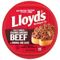 LLOYD'S Seasoned And Shredded Beef In Original Bbq...
️