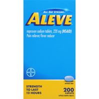 Aleve Pain Reliever/Fever Reducer, 220 mg, Caplets️