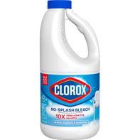 Clorox Splash-Less Bleach, Disinfecting, Kills 99....
️