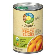 Full Circle Yellow Cling Peach Slices️