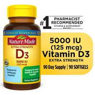 Nature Made Extra Strength Vitamin D3 5000 IU (125...
️