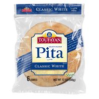 Toufayan Bakeries Classic White, Pita Bread️