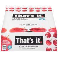 That’s it Fruit Bar, Apple + Cherries️