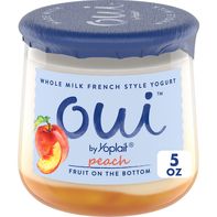 Yoplait Oui French Style Peach Whole Milk Yogurt, ...
️