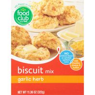 Food Club Biscuit Mix, Garlic Herb️