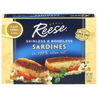 Reese's Sardines, in 100% Olive Oil, Skinless & Bo...
️